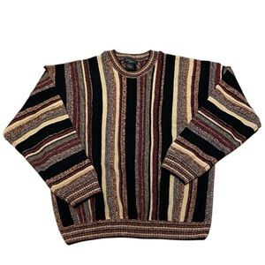 Vintage 90’s  Protege Coogi Style Multicolor Men's Knit Sweater